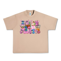Burro stitch and lilo pink christmas coffee cups Urban Heavy Tee - AdoDesignShop