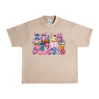 French Oak stitch and lilo pink christmas coffee cups Urban Heavy Tee - AdoDesignShop