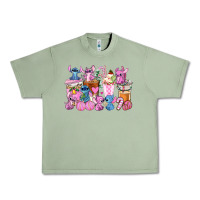 Oil Green stitch and lilo pink christmas coffee cups Urban Heavy Tee - AdoDesignShop