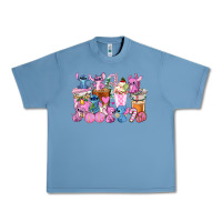 Pebble Blue stitch and lilo pink christmas coffee cups Urban Heavy Tee - AdoDesignShop