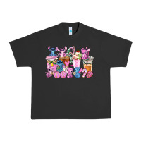 Pigment Black stitch and lilo pink christmas coffee cups Urban Heavy Tee - AdoDesignShop
