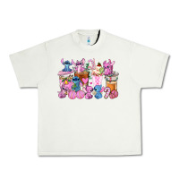 Pistachio stitch and lilo pink christmas coffee cups Urban Heavy Tee - AdoDesignShop