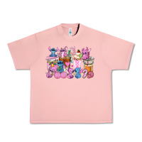 Salmon stitch and lilo pink christmas coffee cups Urban Heavy Tee - AdoDesignShop