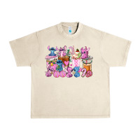 Sandshell stitch and lilo pink christmas coffee cups Urban Heavy Tee - AdoDesignShop