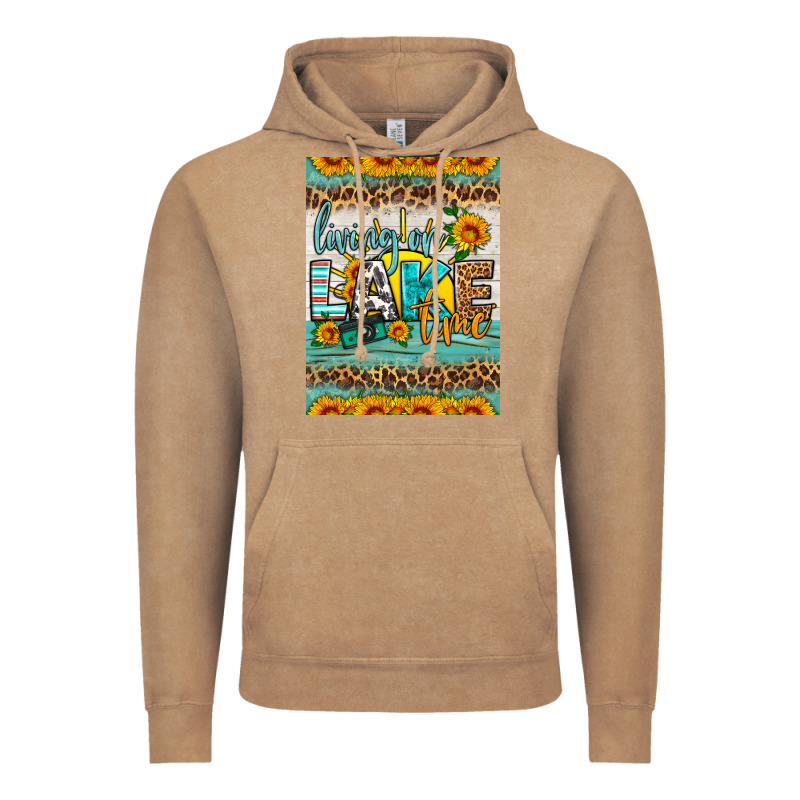 Living On Lake Time Air Freshener Vintage Hoodie by HRA Design Shop | Teevron