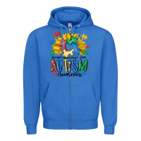 True Royal accept understand love awareness Zipper Hoodie - MaliasSmallBusiness