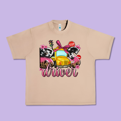 Bus Driver Urban Heavy Tee Designed By Adodesignshop