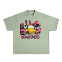 Oil Green bus driver Urban Heavy Tee - AdoDesignShop