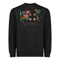 Black love my veteran Heavyweight Sweatshirt - CowhideDigitalArt