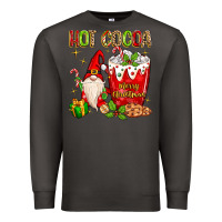Smoke Christmas gnome hot cocoa Premium Sweatshirt - MaliasSmallBusiness