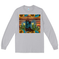 Moon Dust boot cactus sunflower gemstone Long Sleeve Tee - AdoDesignShop