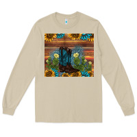 Mushroom boot cactus sunflower gemstone Long Sleeve Tee - AdoDesignShop