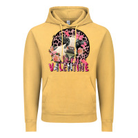 Vintage Mustard be my valentine holstein cow valentine's day Vintage Hoodie - FaDigitalArtStudio
