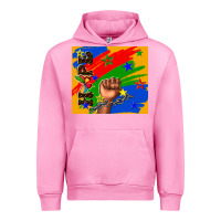 Fuchsia Pink Hope Urban Hoodie - TumblerDesignByShophia