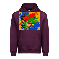 Mauve Wine Hope Urban Hoodie - TumblerDesignByShophia