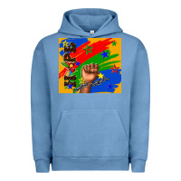 Pigment Pebble Blue Hope Urban Hoodie - TumblerDesignByShophia