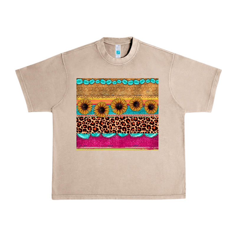 Leopard Sunflower Gemstone Urban Heavy Tee by JahusDesignShop | Teevron