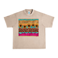 French Oak leopard sunflower gemstone Urban Heavy Tee - JahusDesignShop