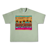 Oil Green leopard sunflower gemstone Urban Heavy Tee - JahusDesignShop