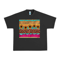 Pigment Black leopard sunflower gemstone Urban Heavy Tee - JahusDesignShop