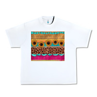 White leopard sunflower gemstone Urban Heavy Tee - JahusDesignShop