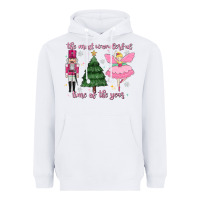 White the most wonderful time of the year Heavyweight Hoodie - MaliasSmallBusiness