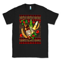Black beer bottles with mistletoe Classic Tee - AdoDesignShop