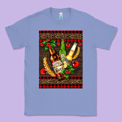 Beer Bottles With Mistletoe Classic Tee Designed By Adodesignshop