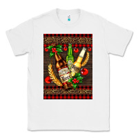 White beer bottles with mistletoe Classic Tee - AdoDesignShop