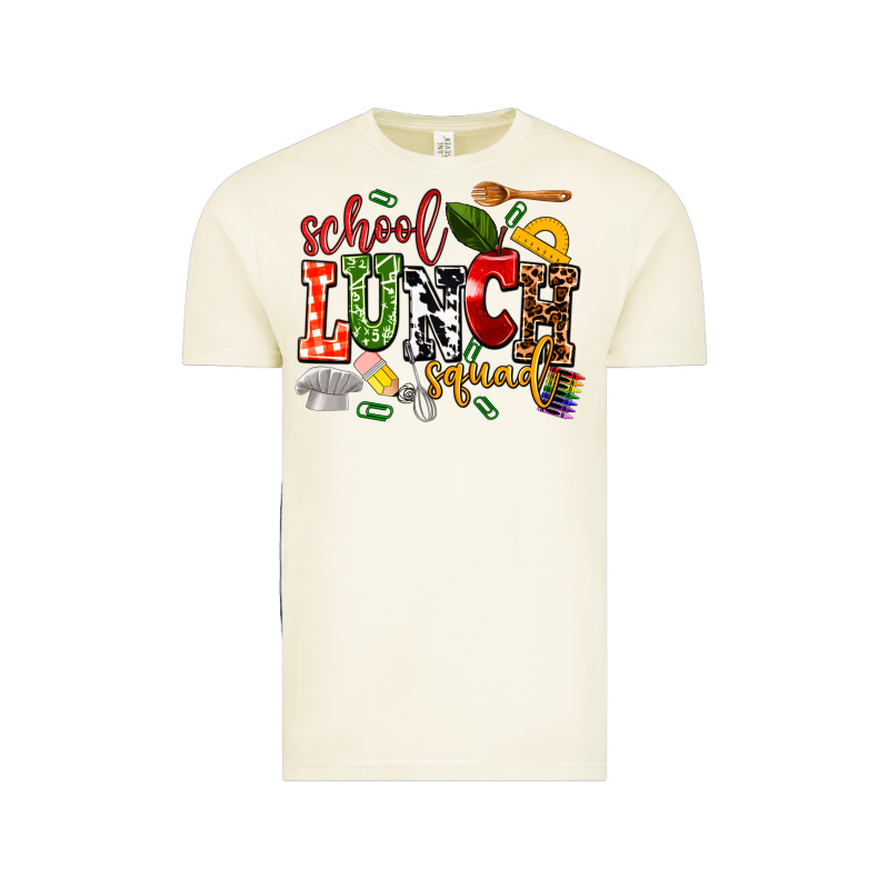 School Lunch Squad Vintage Tee by AdoDesignShop | Teevron