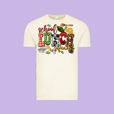 School Lunch Squad Vintage Tee Designed By Adodesignshop