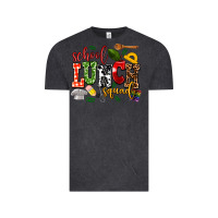 Vintage Black school lunch squad Vintage Tee - AdoDesignShop