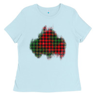 Baby Blue christmas glitter patch Ladies Tee - AdoDesignShop