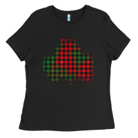 Black christmas glitter patch Ladies Tee - AdoDesignShop