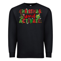 Black christmas spirit activate Premium Sweatshirt - MaliasSmallBusiness