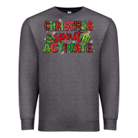 Charcoal Heather christmas spirit activate Premium Sweatshirt - MaliasSmallBusiness