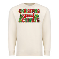 Sandshell christmas spirit activate Premium Sweatshirt - MaliasSmallBusiness