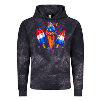 Cloud Black 4th of July ice creams Vintage Hoodie - Neo Western