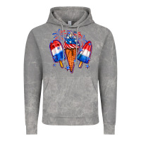 Cloud Rock 4th of July ice creams Vintage Hoodie - Neo Western