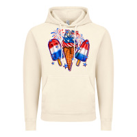 Vintage Artic 4th of July ice creams Vintage Hoodie - Neo Western