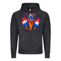 Vintage Black 4th of July ice creams Vintage Hoodie - Neo Western