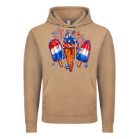 Vintage Coffee 4th of July ice creams Vintage Hoodie - Neo Western