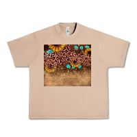 Burro leopard glitter sunflower gemstone Urban Heavy Tee - JahusDesignShop