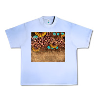 Grape Ice leopard glitter sunflower gemstone Urban Heavy Tee - JahusDesignShop