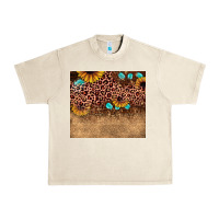 Sandshell leopard glitter sunflower gemstone Urban Heavy Tee - JahusDesignShop