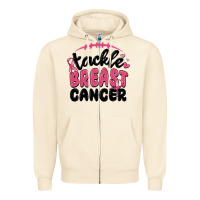 Sandshell tackle breast cancer Zipper Hoodie - MaliasSmallBusiness