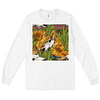 White western bull skull seamless pattern Long Sleeve Tee - BundleAndBundleShop