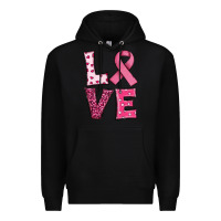 Black Western Breast Cancer Love Premium Hoodie - RanaPortraitStore