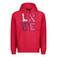 Cardinal Western Breast Cancer Love Premium Hoodie - RanaPortraitStore