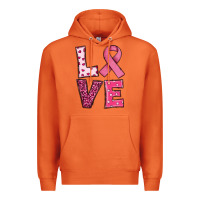 Carrot Western Breast Cancer Love Premium Hoodie - RanaPortraitStore